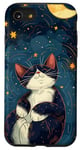 iPhone SE (2020) / 7 / 8 Black and white cat phone Case