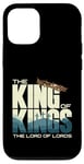 iPhone 12/12 Pro Jesus is the King of Kings Crucifixion Cross Crown Gospel Case