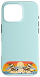 Coque pour iPhone 16 Pro Voyage à la plage, soleil, mer, coquillages, oiseaux, sable, vacances en famille