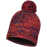 Buff Knitted & Polar Hat Margo Red