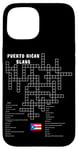 iPhone 15 Puerto Rican Slang Crossword Puzzle Fun Case