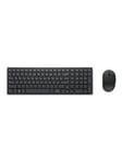 Dell Silent Keyboard and Mouse KM555 - keyboard and mouse set - QWERTY - US International - black Input Device - Näppäimistö ja Hiirisetti - Universal - Musta