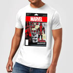 T-Shirt Homme Figurine Deadpool Marvel - Blanc - 5XL