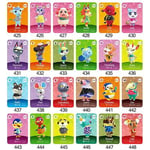 [Série 5] 425/448 Mini Amiibo Cartes pour Animal Crossing Série 5 FONGWAN Compatible avec Nintendo Switch - 24pcs (3*2.2cm)