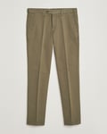 Oscar Jacobson Danwick Cotton Trousers Olive