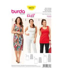 Burda B6672 Patron de Couture T-Shirt et Robe Papier Blanc 19 x 13 x 1 cm