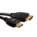 SCP HDMI Kabel - 7 6 m Repeater HDMI 1.4 Sort CL3