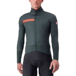 CASTELLI 4520505-303 BETA RoS JACKET Jacket Homme ROVER GREEN/RED ORANGE Taille XXL