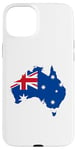 iPhone 15 Plus Australia Down Under Classic Australian Flag Map Gift Case