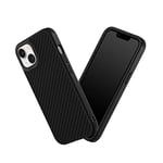 RhinoShield Coque Compatible avec [iPhone 14/13] | SolidSuit - Coque Fine avec Technologie d'absorption des Chocs et Finition Premium Matte - Fibre de Carbone