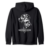 Proud Hanoverian Hound mom dog mom Hanoverian Hound dog Zip Hoodie