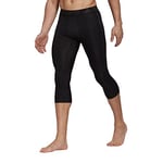 adidas Men's Techfit Training 3/4 Tights, Black, XS