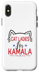 Coque pour iPhone X/XS Cat Ladies For Kamala Élection de vote sans enfant