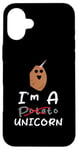 Coque pour iPhone 16 Plus Funny Potato I'm A Potato Unicorn Funny Patate Unicorn Memes