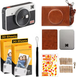 KODAK Mini Shot 2 Retro 4Pass 2-In-1 Instant Camera and Portable Photo Printer (