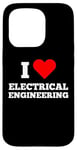 iPhone 15 Pro Funny I Heart Electrical Engineering Engineer Profession Case