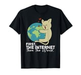 World Domination Black Cat Catlovers T-Shirt