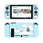 Étui de Protection GeekShare pour Nintendo Switch, étui Mince en TPU Souple Compatible avec la Console Nintendo Switch et Les Joy-Con (Nebula Cat) [Jeu vidéo]