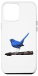 Coque pour iPhone 12 Pro Max Blue Redstart Ornithologie Observateur d'oiseaux