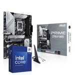 Intel Core i9-14900KF 24 core 6.0GHz Processor, ASUS PRIME Z790-P WIFI Motherboard CPU Bundle