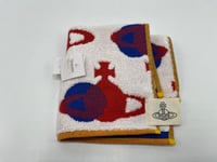 VIVIENNE WESTWOOD Orb Pocket Square Handkerchief Towel in bag