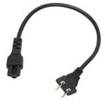 NEMA 1‑15P To IEC320 C5 Power Cable 0. IEC320 C5 Power Cord For Laptops US Plu