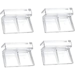 Lntyq - Clips de protection pour verre d'aquarium, clips de support d'aquarium, supports en acrylique, pince de support pour aquarium, accessoire