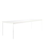 Muuto - Base Table 250x90 cm - White Laminate/Plywood/White - Ruokapöytä - Valkoinen - Metalli/Puu/Muovi