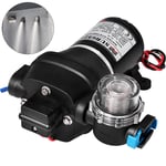 VEVOR 12V 10L/Min Pompe à Eau Diaphragme Auto-amorçante Pression Caravane Jardin