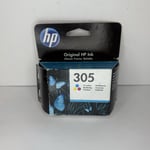 HP 305 Original Ink Cartridge Tri Colour 3YM60AE Deskjet 2300 2700 6000 6400 Pro