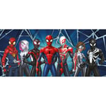 Ag Art - Poster géant - Disney Marvel Avengers Spiderman Miles Morales 7 personnages debout- 202 cm x 90 cm