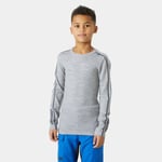 Helly Hansen Junior Lifa® Crew Merinoull Baslager Topp Grå 152/12