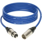 Cable Micro XLR 20M Bleu