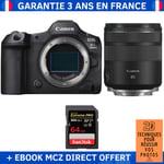 Canon EOS R5 Mark II + RF 85mm f/2 Macro IS STM + 1 SanDisk 64GB Extreme PRO UHS-II SDXC 300 MB/s + Ebook '20 Techniques pour Réussir vos Photos' - Appareil Photo Hybride Canon