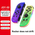 Med RGB-belysning Nintendo switchJOYCON är kompatibel med original fitness Bluetooth kontroller NS-spel vänster och höger små handtag sprängning