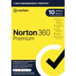 Norton 360 Premium 2024 - 10 appareils - Renouvellement 1 an