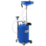 MSW - Récupérateur D'Huile De Vidange Mobile Par Aspiration 70 Litres 0-3 Bars 3 l/min