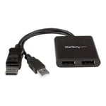 STARTECH.COM DisplayPort till 2x DisplayPort Multi-Display Splitter - 2-Port MST Hub