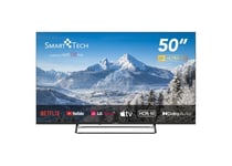 Smart Tech 50UW02V - 50" - TV LED 4K UHD 127cm - Smart TV Web OS - Molotov, Netflix, Prime Vidéo, Canal+, Disney+ - 3xHDMI - 2xUSB - MEMC- DOLBY Audio