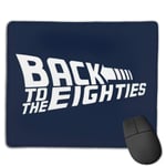 Back to The Future Eighties Movie Title Customized Designs Non-Slip Rubber Base Gaming Mouse Pads for Mac,22cm×18cm， Pc, Computers. Ideal for Working Or Game