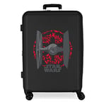 Star wars Tie Fighter Valise Moyenne Noire 48x70x26 cm ABS Rigide Fermeture TSA intégrée 81L 3.98 kg 4 Doubles roues