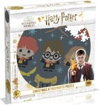 WINNING MOVES, Puzzle 500 Pièces HARRY POTTER – Un Noël à Poudlard, WIN02055