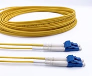 Elfcam®- Optical Fibre Cable (Optical Cable) LC/UPC to LC/UPC, OS2 Single Mode Duplex 9/125um (5M)