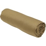 Today - Drap housse 100% coton 90x190 cm bonnet 23 cm essential Bronze