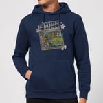 Scooby Doo Mystery Machine Psychedelic Hoodie - Navy - XXL