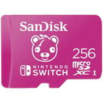 SanDisk microSDXC Extr 256 GB microSDXC-kort (A1/V30/U3/C10/R100/W90) Fortnite, Cuddle Team Leader 256 GB A1 Applicatio