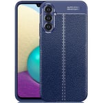 Samsung Galaxy A34 5G      Leather Texture Case    Navy