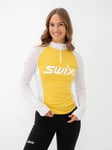 Swix RaceX Classic Half Zip - Dame - Gul - M