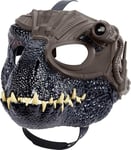 Mattel Jurassic World Indoraptor Dinosaur Mask with Tracking Gear, Light and Sound for Costumed Role Play, HPH28