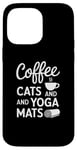 iPhone 14 Pro Max Funny Coffee Cats & Yoga Mats Mindful Workout Case